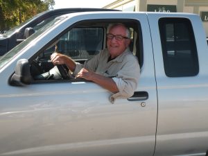grandpa in his truck